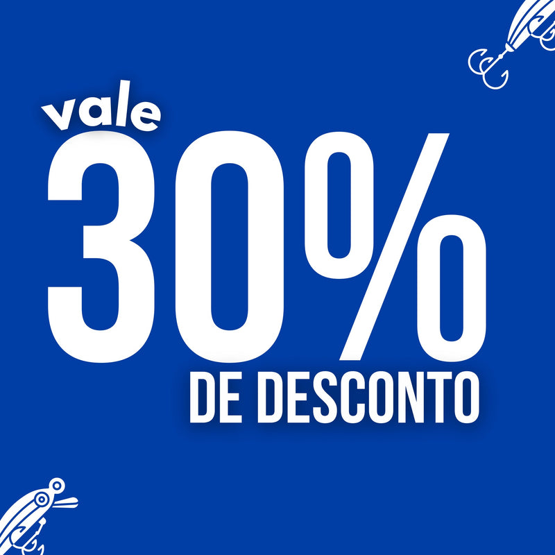 Cupom de 30% de desconto em TODOS os produtos!