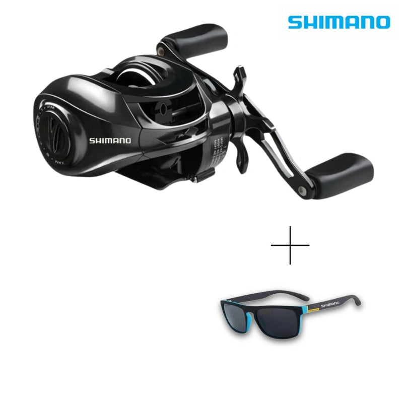 Carretilha Shimano YX200 ANTI-CABELEIRA + ÓCULOS DE BRINDE