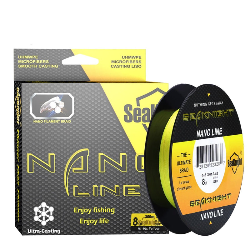 Linha de Pesca SeaKnight Nano Multifilamento X4 Fios Trançados 300m