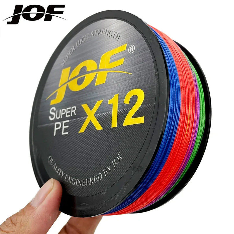 Linha Multifilamento JOF 12x- PE - 500m- 25 a 92lbs By Horiznte da Pesca